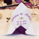 Servietten für Hochzeit2