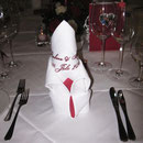 Servietten für Hochzeit1