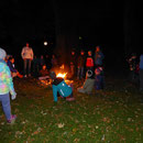 Lagerfeuer mit Sagengeschichten