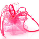runde Organzabeutel fuchsia