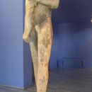 Kouros Statue aus Thassos, Archäologisches Museum, Griechenland