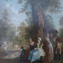 Daniel Chodowiecki: Gesellschaft im Tiergarten zu Berlin, ca. 1770,   Museum der bildenden Künste, Leipzig