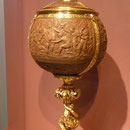 Pokal aus vergoldetem Silber und einer Kokosnuß, Germanisches Nationalmuseum Nürnberg 