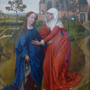 Rogier van der Weyden: Heimsuchung, um 1435,  Museum für Bildende Kunst, Leipzig