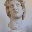 Kopf des Sonnengottes Helios, Archäologisches Museum Rhodos, Griechenland