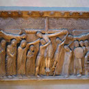 Kreuzesabnahme von Benedetto Antelami um 1230 im Dom zu Parma, Italien