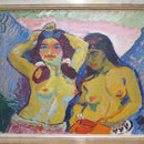 max Pechstein, "Zwei Mädchen", Germanisches Nationalmuseum Nürnberg 