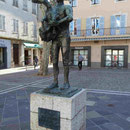 Pablo Picasso, Mann mit Ziege, Marktplatz von Vallauris, Südfrankreich