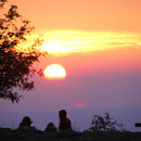 Sonnenuntergang am Großen Feldberg