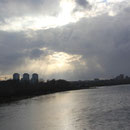 Fluss Tom in Kemerovo