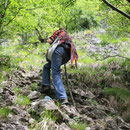 Wanderung auf dem scalatoreweg zur pietra