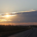Abendstimmung nach 460 km Fahrt