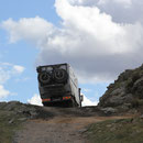 Eva und Stefan´s Unimog vor uns