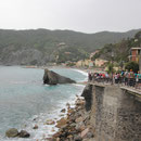 Touristen Rush hour in Monte Rosso