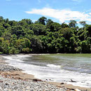 Und das ist der Strand, Playa Pinuela.