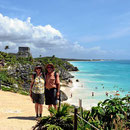 Wir beiden vor Tulum