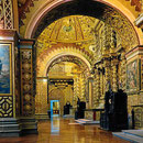 Kirchengold in Quito.