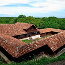 Die Hauptgebäude der alten Hacienda Santa Rosa.