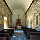Die Missionskirche von Mulege - das Innere.