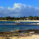 Der Strand von Paamul.