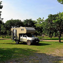 Unser Stellplatz auf der Finca.