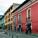 Die Altstadt von Quito.