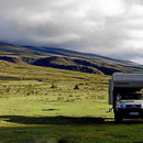Unser Übernachtungsplatz am Campingplatz Cotopaxi.