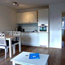 Blick vom Sofa ins Apartment