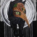 "Goliath", Aquarell auf Papier, 0,70x0,50m, 2024