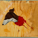 "where is my mind", Acryl, Pastellkreide auf Holz, 2008