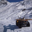 L'engin indigne du paysage mais qui a sauvé le chantier, indispensable!!!