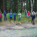 Eine unserer Veranstaltungen: Naturwanderung durch den NABU-Wald "Hölle".