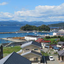 １８９６　広田漁港と高台の住宅