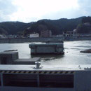 橋流失のため気仙川通行不可（陸前高田、姉歯橋