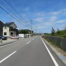２４１３　久ノ浜の沿岸部（防潮堤～防災林～道路～住宅）