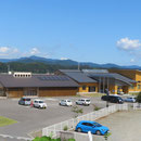 １８８１　広田診療所（左）と広田公民館（右）