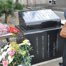 ０７１８　閖上中学校　震災記念碑（死亡した在校生は１４名）
