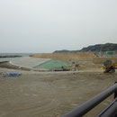 ８２０　大久川河口の復旧工事の状況