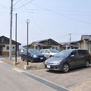 ０６７３　浸水域境界付近に建てられた町営住宅