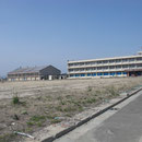 亘理町立荒浜中学校（遠景）