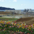 ５７０　キャピタルホテルから見た定住促進住宅方向
