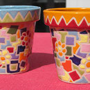 bunte Übertöpfchen
