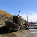 Port à marée basse