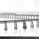 Le Tay Rail Bridge en 1879 avant la catastrophe