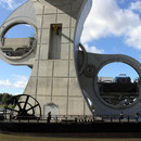 Roue de Falkirk en mouvement