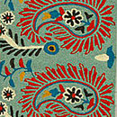 Motif de Paisley sur du textile