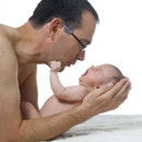 papa in action...und das baby erst!