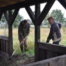 Andrea Weinke-Lau Fotos vom Arbeitseinsatz in Gross Laasch auf der Obstwiese