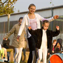 Balancieren mit Trainerin