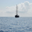 2017_03_29 Insel Aride - andere Urlauber kommen mit dem Segelschiff